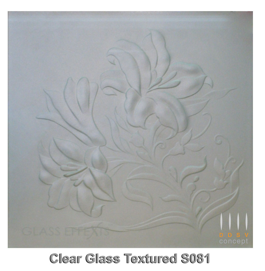 Textured Design on Glass